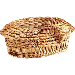 Photo ANI107S : Buff willow pet baskets