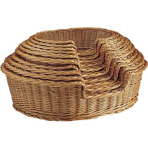 Photo ANI109S : Buff willow pet baskets