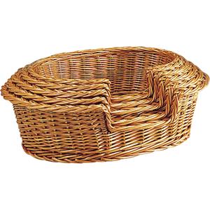 Photo ANI111S : Buff willow pet baskets