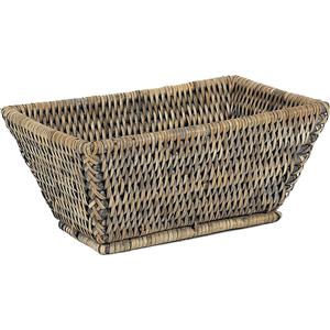 Photo CBA1960 : Grey washed rattan banneton