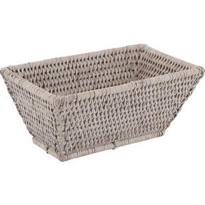 Photo CBA2220 : White washed rattan banneton