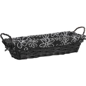 Photo CBA2240C : Wood and willow bread basket
