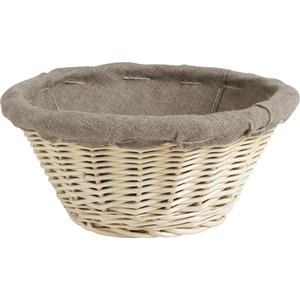 Photo CBA2443J : White willow bread basket