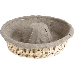 Photo CBA2451J : White willow bread basket