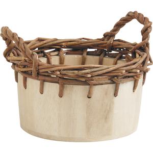 Photo CCF1290 : Wood and willow basket