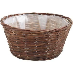 Photo CCO6620P : Split willow and metal basket