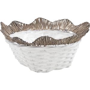 Photo CCO7490P : Wood and grey willow basket