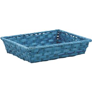 Photo CCO7660 : Blue stained bamboo basket