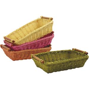 Photo CCO7690 : Rectangular rattan basket