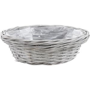 Photo CCO7821P : Grey wash half willow basket