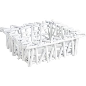Photo CCO7970 : White lacquered willow basket