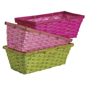 Photo CCO8001P : Rectangular bamboo basket