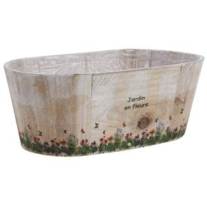 Photo CCO8150P : Corbeille en bois Jardin