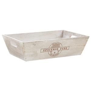 Photo CCO8190 : Stained wood basket Epicerie Fine