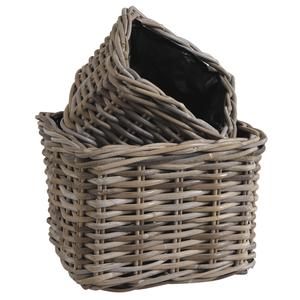 Photo CCO837SP : Grey pulut rattan baskets