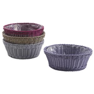 Photo CCO8561P : Round polyrattan basket