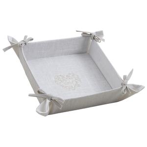 Photo CCO8630 : Linen and cotton square basket