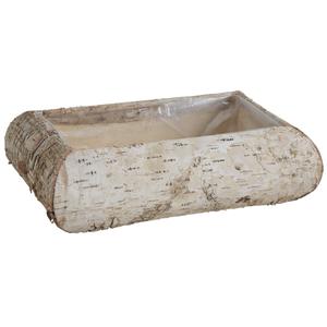 Photo CCO8670P : Rectangular birch wood basket