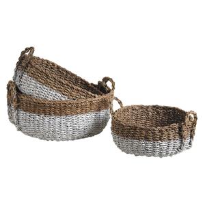 Photo CCO878S : Round seagrass baskets