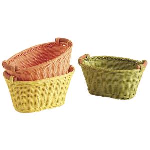 Photo CCO8930 : Oval stained rattan basket