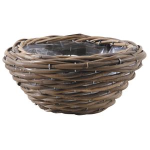Photo CCO899SP : Round grey pulut rattan baskets