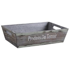 Photo CCO9180 : Stained wood basket Produits du Terroir