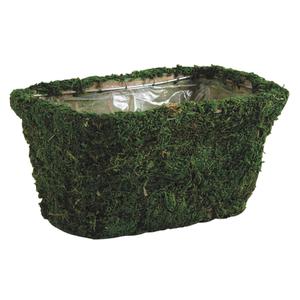 Photo CCO9200P : Rectangular wood and moss basket