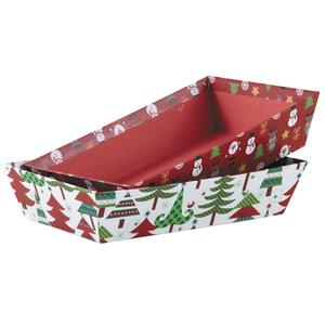 Photo CCO9260 : Rectangular Cardboard Christmas basket