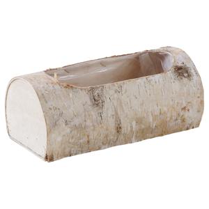 Photo CCO9320P : Birch wood flower planter