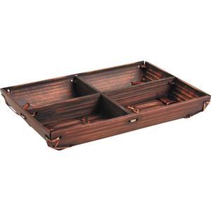 Photo CCP1150 : Bamboo basket with compartments