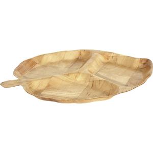 Photo CCP1160 : Flat birch wood basket with compartments