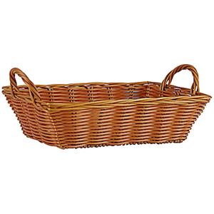 Photo CDA1690 : Rectangular polyrattan basket