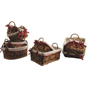 Photo CDA511SJ : Willow and wood baskets