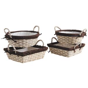 Photo CDA5490C : Bamboo and paper rope basket