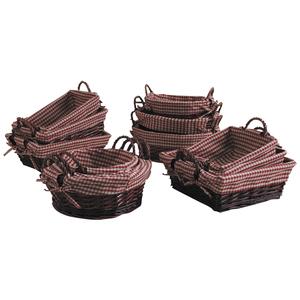Photo CDA570SC : Stained half willow baskets