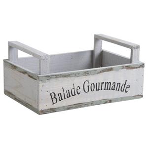 Photo CDA5750 : Stained wood basket Balade Gourmande