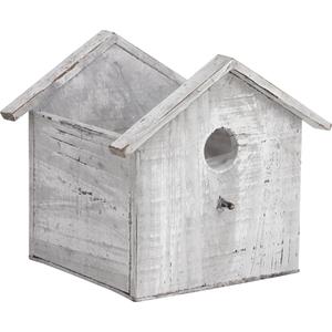 Photo CFA2510P : Cache-pot maison en bois