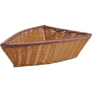 Photo CFA2622 : Boat-shaped polyrattan basket