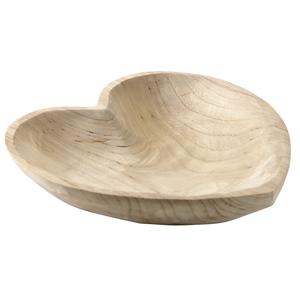 Photo CFA2720 : Paulownia wood heart basket