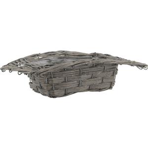 Photo CFL1550P : Split willow and metal basket