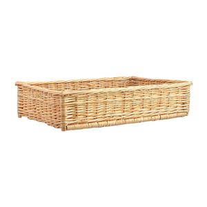 Photo CMA1952 : Rectangular white willow basket