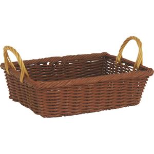 Photo CMA2720 : Rectangular polyrattan basket