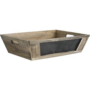 Photo CMA3140 : Rectangular wood basket