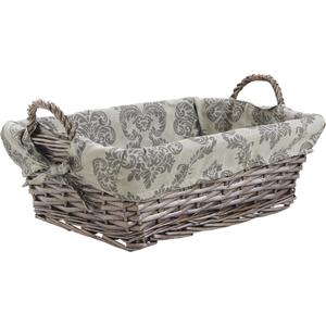 Photo CMA3890C : Rectangular half willow basket