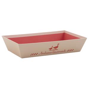 Photo CMA4341 : Rectangular cardboard basket Ambiance Gourmande