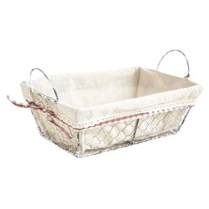 Photo CMA4570J : Vintage wire rectangular basket