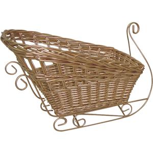 Photo CNO1120P : Willow christmas sleigh basket