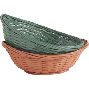 Photo CPA1250 : Corbeille en bambou couleur verte