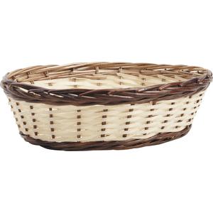 Photo CPA1752 : Stained willow and wood breadbasket
