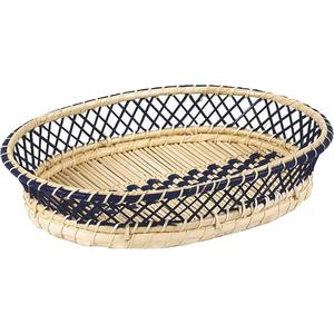 Photo CPL1450 : Palm leaf flat basket